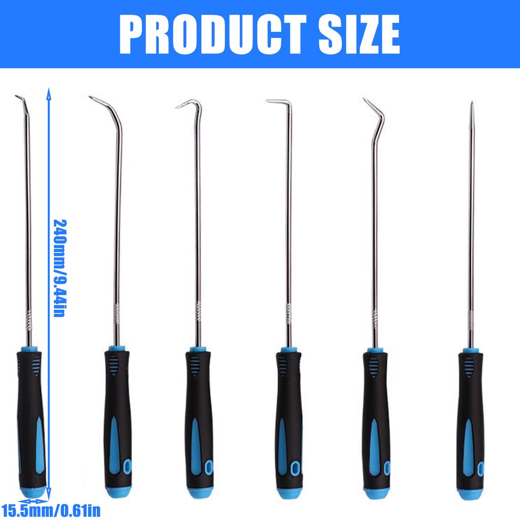 6 шт. Набор отверток для снятия автомобильного сальника, набор отверток для снятия прокладок, инструмент для разборки уплотнительного кольца