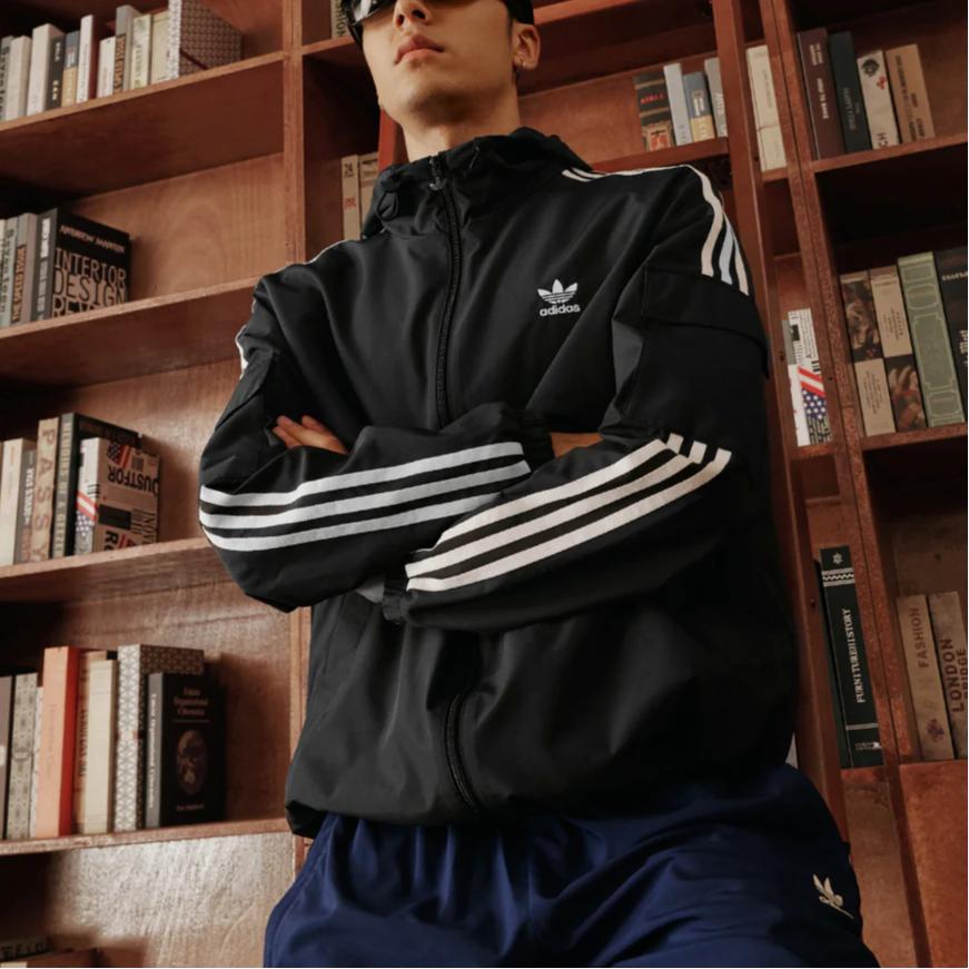 adidas Оригинальные спортивные куртки и пальто Stag Unisex Черный KB1945