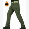Winter Flap Pocket Men's Fleece Straight Leg Pants Loose Casual Pants Mens Work Pants For Climbing