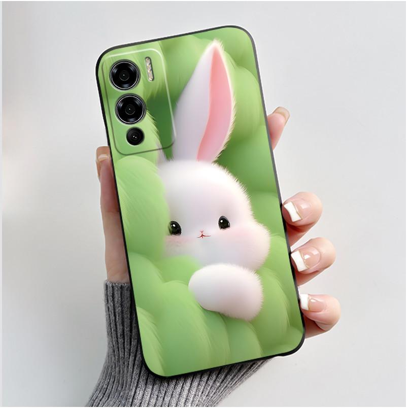 Shockproof Phone Case For Doogee N60 Pro Casing Soft Silicone Beautiful Aurora Snow Mountain Forest Pattern Black Cover