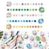 Japanese Stationery Adhesive Tape Round Stickers Label Colorful Dots Washi Tapes Masking Tape