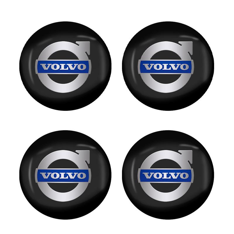 4 шт. 56 мм Наклейки на центральные колпачки колес автомобиля Для Volvo Rdesign AWD C30 C70 S40 S60 S70 S80 S90 V40 V50 V60 V70