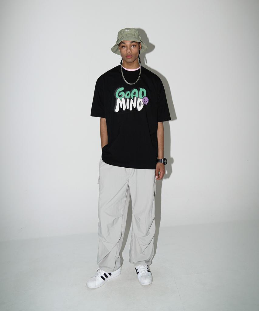 PUNCHLINE Goodmind Short Sleeve 4 Types Black Wsst6215