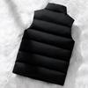 Классический мужской жилет, мужской ветрозащитный жилет без рукавов с воротником-стойкой, застежкой-молнией, карманами, однотонный жилет для активного отдыха