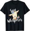Отличная футболка унисекс премиум-класса Goat Whisperer Goat Design