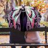 1 PC Automatic Folding Umbrella - Demon Slayer Kimetsu No Yaiba Pattern Portable Foldable Design With 8 Ribs Christmas Birthday Gifts
