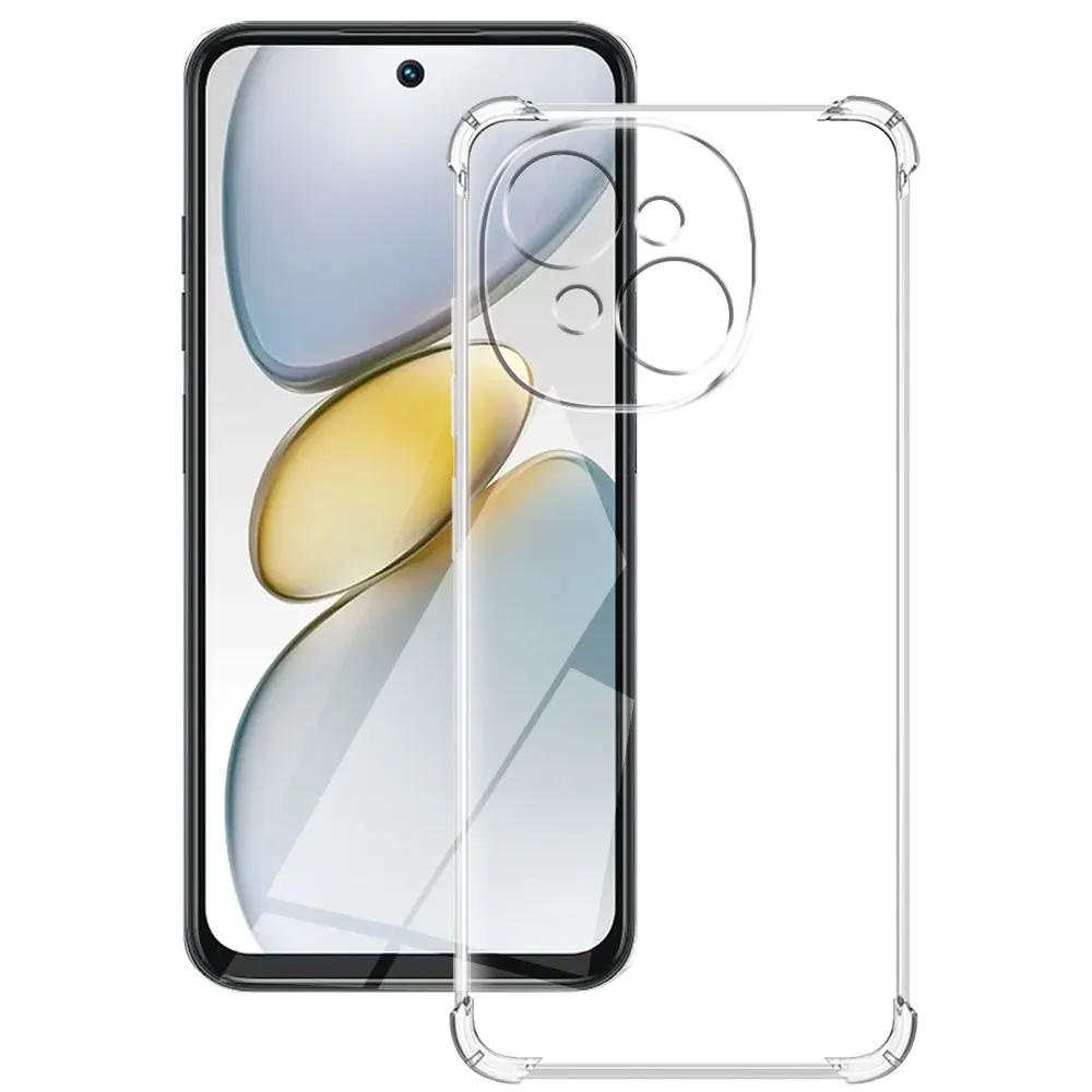 Для Tecno Spark Go 2025 чехол прозрачный силиконовый мягкий чехол для телефона Tecno Spark Go 1 Pop 9 прозрачный противоударный защитный чехол на заднюю панель