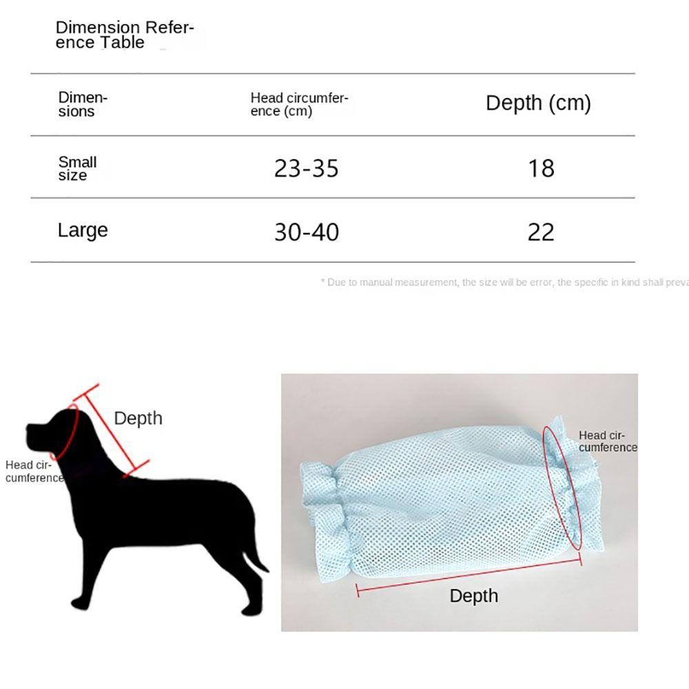 Ear Protection Dog Grooming Cover Mesh Protective Cover New Pet Earmuffs