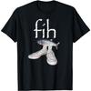 JVDRRY Fih Обувь Рыба Смешная Неправильно Написанная Рыба Мем Fih Звонок Юмор Футболка