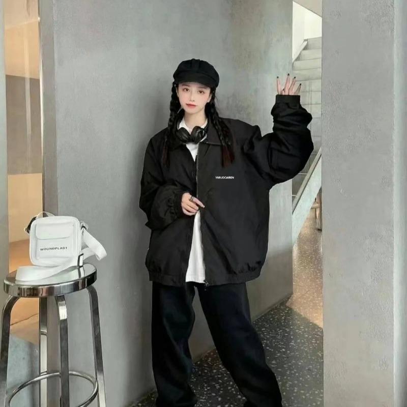 Куртка Рабочая Весна и Осень Водонепроницаемая Новая Мужская С Воротником-стойкой Весна и Лето Тонкая Свободная Куртка