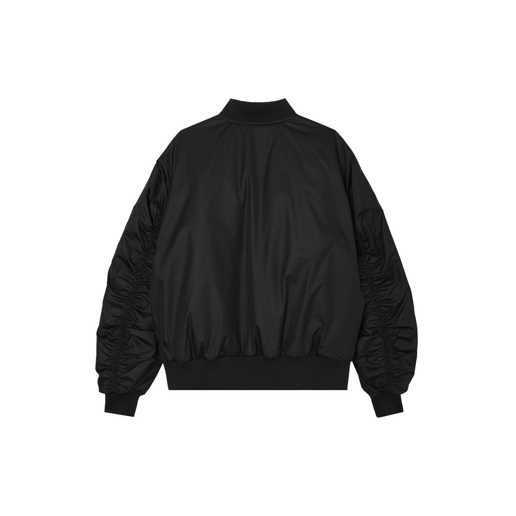 adidas Originals Sports Lifestyle Series Classic Retro Sports куртка-пилот с длинным рукавом и воротником-стойкой, черная унисекс-куртка JL8380