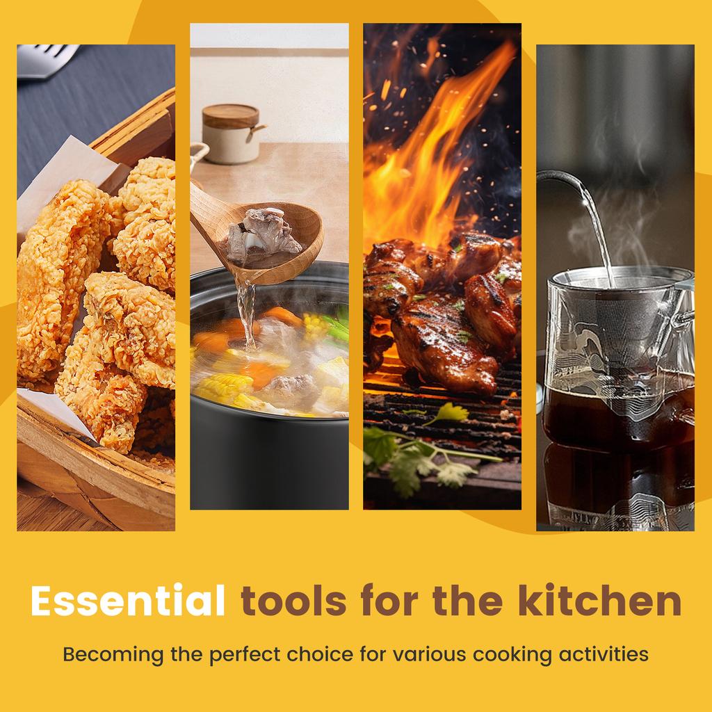 Digital Candy Thermometer with Pot Clip Kitchen Thermometer for Cooking Baking and Candy Making Stainless Steel Probe 2
