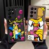Чехол для телефона Samsung Galaxy S25 S25 S23 S20 FE Note 20 Ultra S24 ultra S21 S22 Plus The S-simpsons