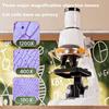 Adjustable Children Microscope Kit 200x 600x 1200x Child Biological Microscope Toy  Children Gift