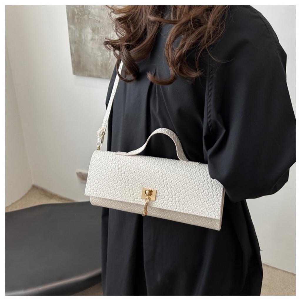 Персонализированный нишевый дизайн, повседневный западный стиль, простое на одно плечо, повседневный тренд, женская сумочка, модная маленькая квадратная сумка