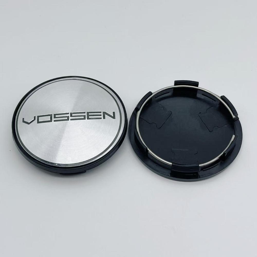 4pcs Vossen Logo Emblem Badge Car Wheel Center Caps 68MM (62MM I.D) Rim Hubcaps Cover Wheels Hub Lid Replace Styling Accessories