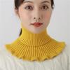 Protect the Cervical Spine To Keep Warm and Cold All-match Knitted Fake Collar