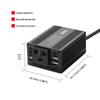 Автомобильный инвертор 12 В - 220 В 150 Вт и зарядное устройство USB 2.1A