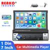 7 Inch HD Wireless Android Auto CarPlay 1Din Video Multimedia MP5 Player Retractable Screen Mirror Link Car BT/FM/USB/AUX