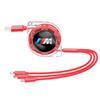 XZFG7 Автомобильный Быстрозарядный 3-в-1 Кабель Данных Micro USB Type-C Для BMW X1 X2 X3 X5 X4 X6 X7 G30 G20 G32 G11 G12 F40 F30 F20 F10 F34 F07