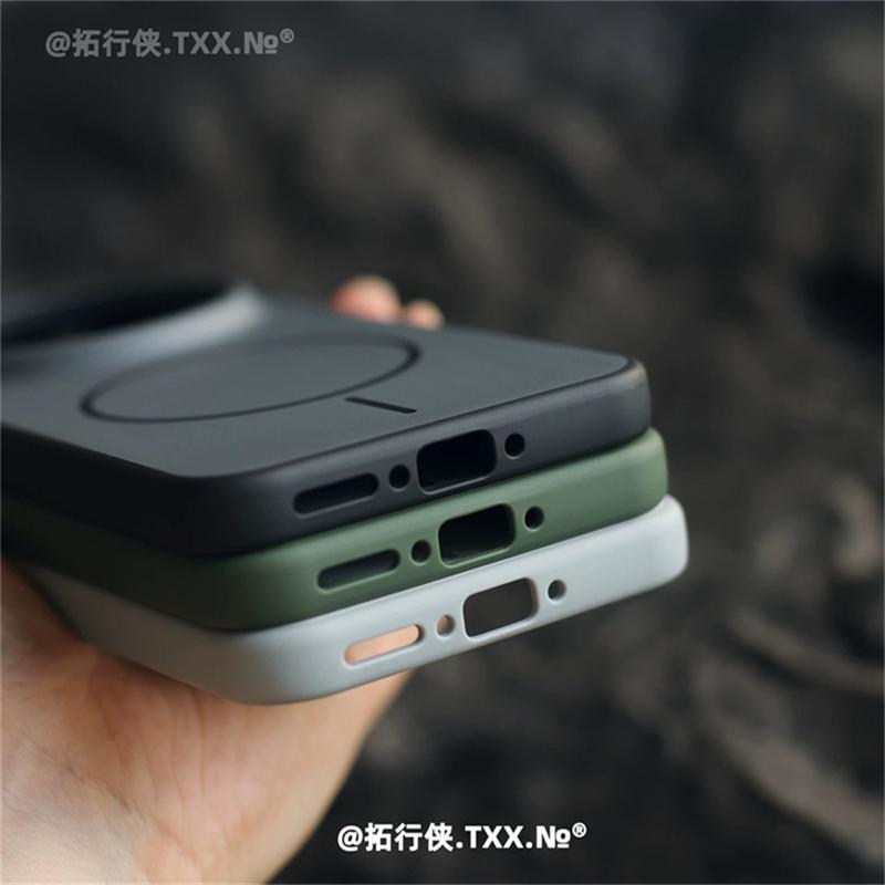 Магнитный Чехол Для Vivo X300 Pro Чехол Для MagSafe Беспроводной Зарядки Крышка Жесткая Задняя Крышка Модный Цвет Блокировка Кожаное Ощущение Бампер