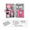 Pink Multi-functional Hardware Toolbox Set for Household Repairs
