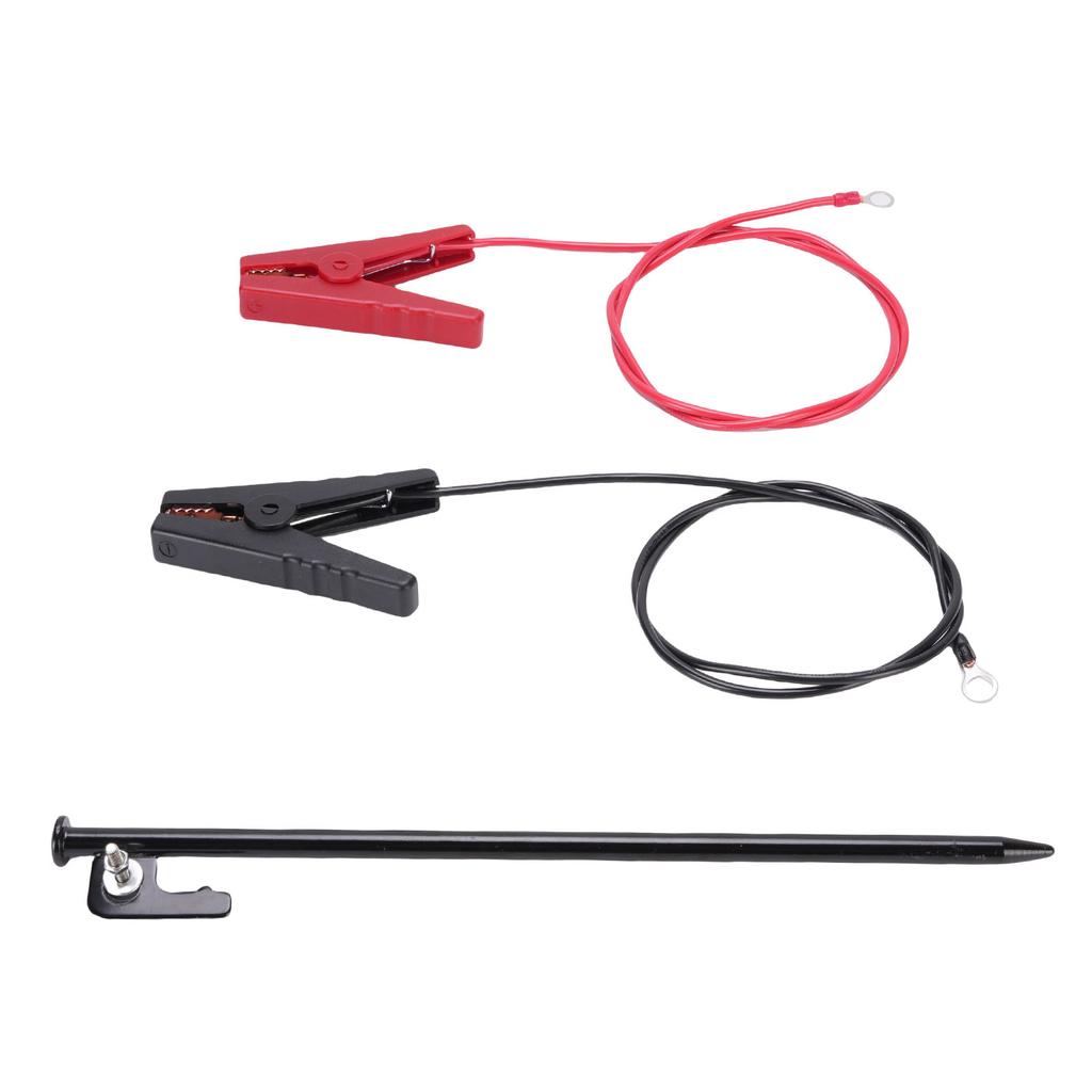 Electric Fence Wire Grounding Rod Electric Fence Connector with Clamp for Generator Electric Fence