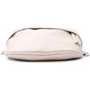 Trendy Women's Shoulder Bag In Classic Color Made of Genuine Leather Vintage 22656 White