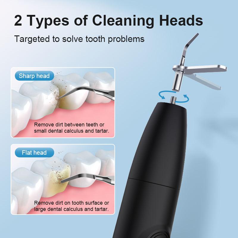 Интеллектуальный ультразвуковой очиститель зубов Стоматологический скалер 3 режима очистки Быстрая зарядка Частота 2 миллиона Удаление зубного камня Уход за деснами