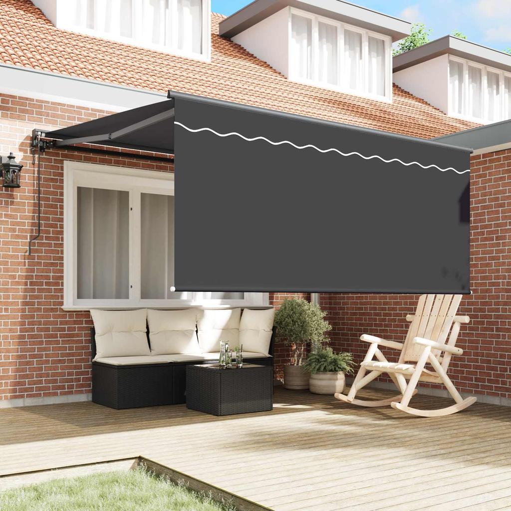 Retractable Awning Anthracite 300 x 250 cm