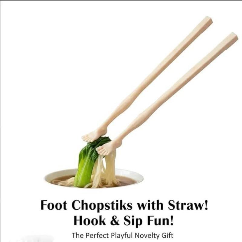 2 In 1 Safe Chopsticks & Straw Set Reusable Non-toxic Cutlery for Kids Outdoor Dining School Use