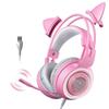 Somic гарнитура микрофон головной монтаж 7.1 канал основной USB трансляция розовый свет для киберспорта