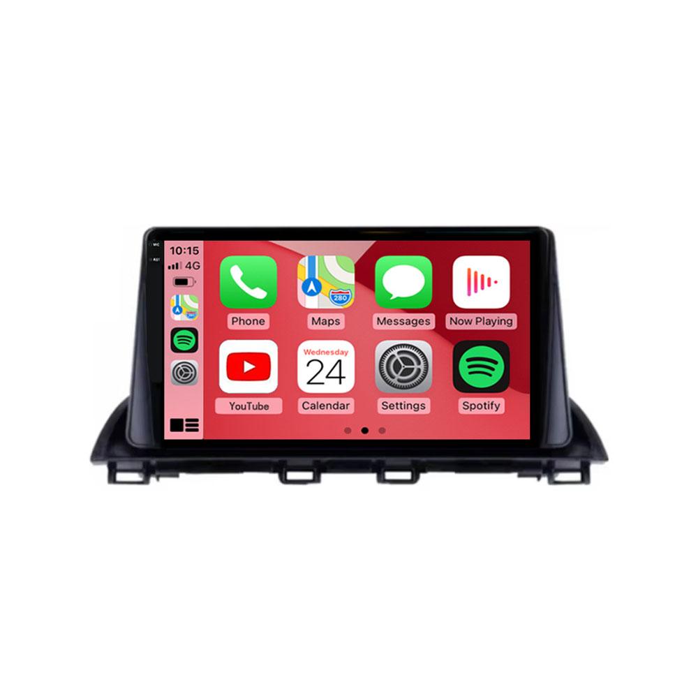 Автомагнитола Android 14 Carplay для Mazda 3 Axela 2013 2014 2015 2016 2017 2018 Навигация GPS Мультимедийный плеер WiFi+4G стерео BT