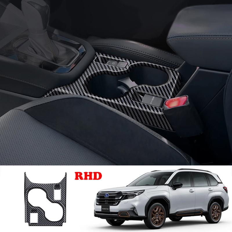 L/RHD For Subaru Forester 2024 2025 2026 center control gear shift front water cup holder trument window rise readlamp cover