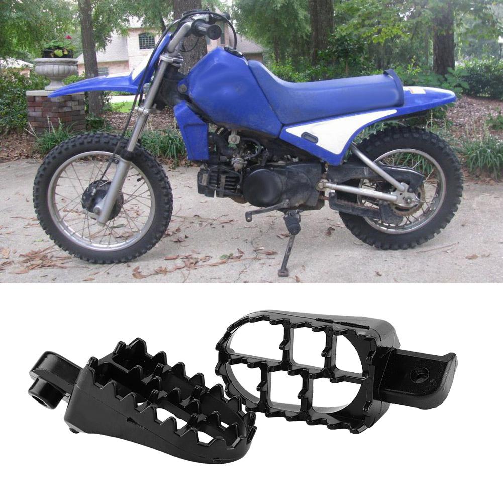 2pcs Motorcycle Foot Pegs Pedals Rest Footrest for Yamaha PW50 PW80 TW200