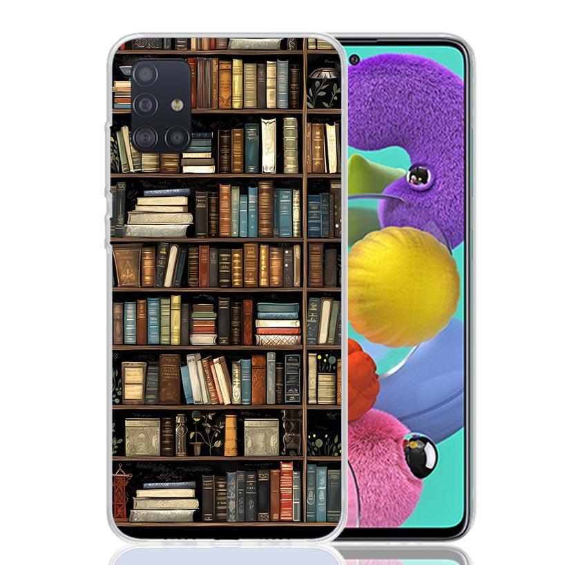 Иллюстрация «Читай книги» Чехол для телефона «Чтение» Для Samsung Galaxy A52 A32 A22 A12 A02S A50S A30S A51 A31 AA71 Note 20 Ultra 10 S10 P