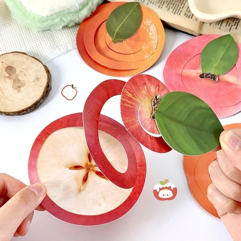 3D Fruit Shaped Greeting Card Foldable Festival Greeting Card Birthday Gift Postcards Festival