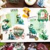 30Pcs Retro Elegant Princess Lady Stickers European Court Crinoline Journal Scrapbook DIY Decor Supplies