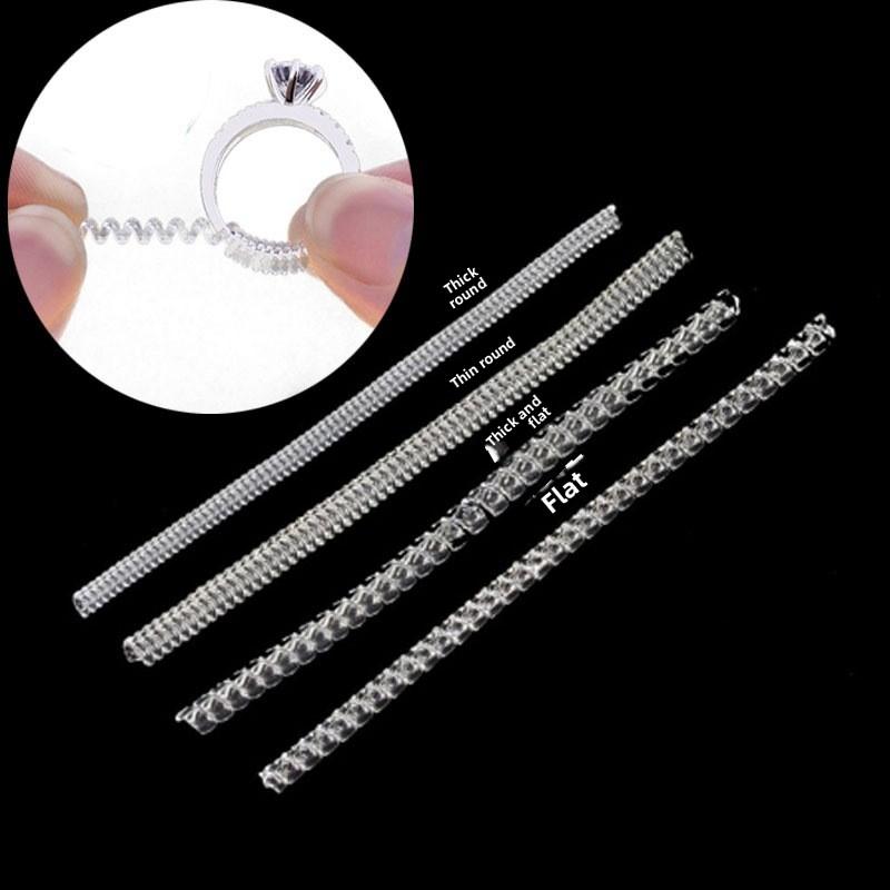 1PCS Invisible Ring Size Adjuster Transparent Spring Phone Ring Universal Men and Women Transparent Winding Coil