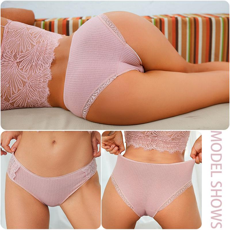 3 шт./компл. нижнее белье с низкой посадкой, модные лоскутные кружевные трусы, женские мягкие трусы, нижнее белье, женские хлопковые трусики M-2XL