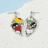Cartoon Cat Rhinestone Necklace - Fashionable Girly Student Best Friend Chain with Niche Design.