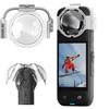 Совместимость с Insta360 X4 Защитный чехол для объектива Защитная крышка для объектива Защитный чехол для объектива Высокая светопропускаемость Ударопрочный Устойчивый к царапинам Противотуманный