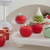 Handmade Apple-Shaped Scented Candle – Fragrant Souvenir Gift for Christmas & New Year