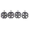 Kwok Carbon Fiber Bicycle Pedals Ultralight MTB Road 3 Bearing Pedals Titanium Alloy Axle Light Weight Bike Pedals Cycling Part