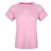 M4T Burnout Crew Neck Logo Short Sleeve T-Shirt Women T-Shirts Pink DV2223