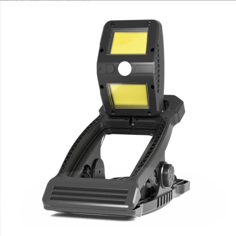 Клипсовые солнечные фонари, вращающиеся на 360 градусов, водонепроницаемый энергоэффективный фонарь на солнечной батарее с датчиком движения, клипсовый светильник для кемпинга