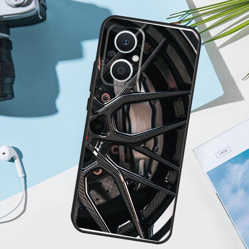 Чехол-накладка со скоростным колесом для спортивного автомобиля для OPPO Reno 12F 11F 13F 14F 8T 7 8 Lite 10 11 12 13 14 OPPO Find X9 X8 X6 X5 Pro