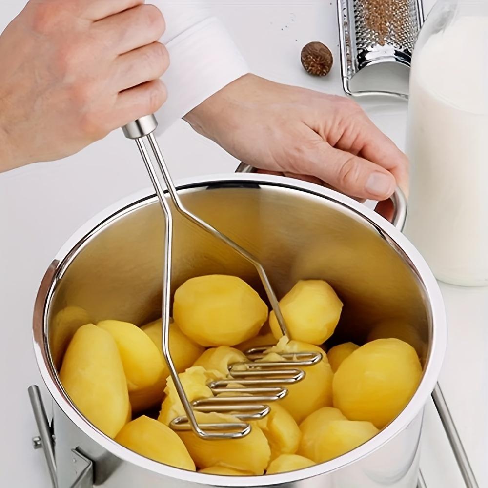 Stainless Steel Wave Potato Masher Kitchen Vegetable and Fruit Puree Tool