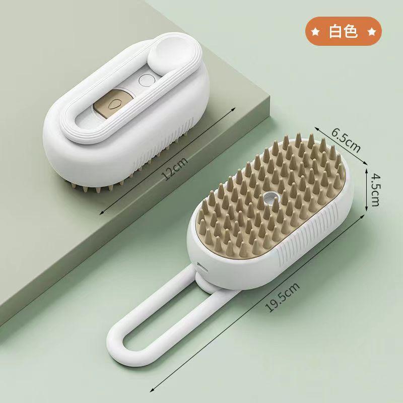 Pet Steam Spray Comb Cat Comb Cute Cat Claw Shape Refillable Liquid Pet Cleaning Massage Bathing Comb Pet Products Accessories