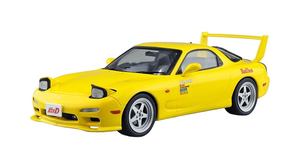 Серия моделей Aoshima Bunka Kyozai SP Initial D Кэйсукэ Такахаси FD3S Том 1 Спецификация Масштабная пластиковая модель в наборе ООО. Предварительно окрашенный RX-7 1/24